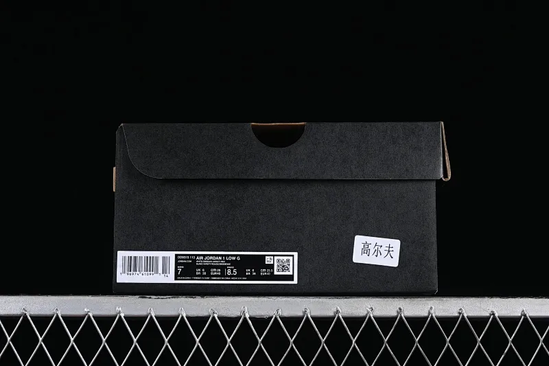 All categories Air Jordan Jordan series basketball shoes Air Jordan 1 Low G version pure original Air Jordan 1 Low Golf AJ1 Joe 1 new golf version black and white toe DD9315-113